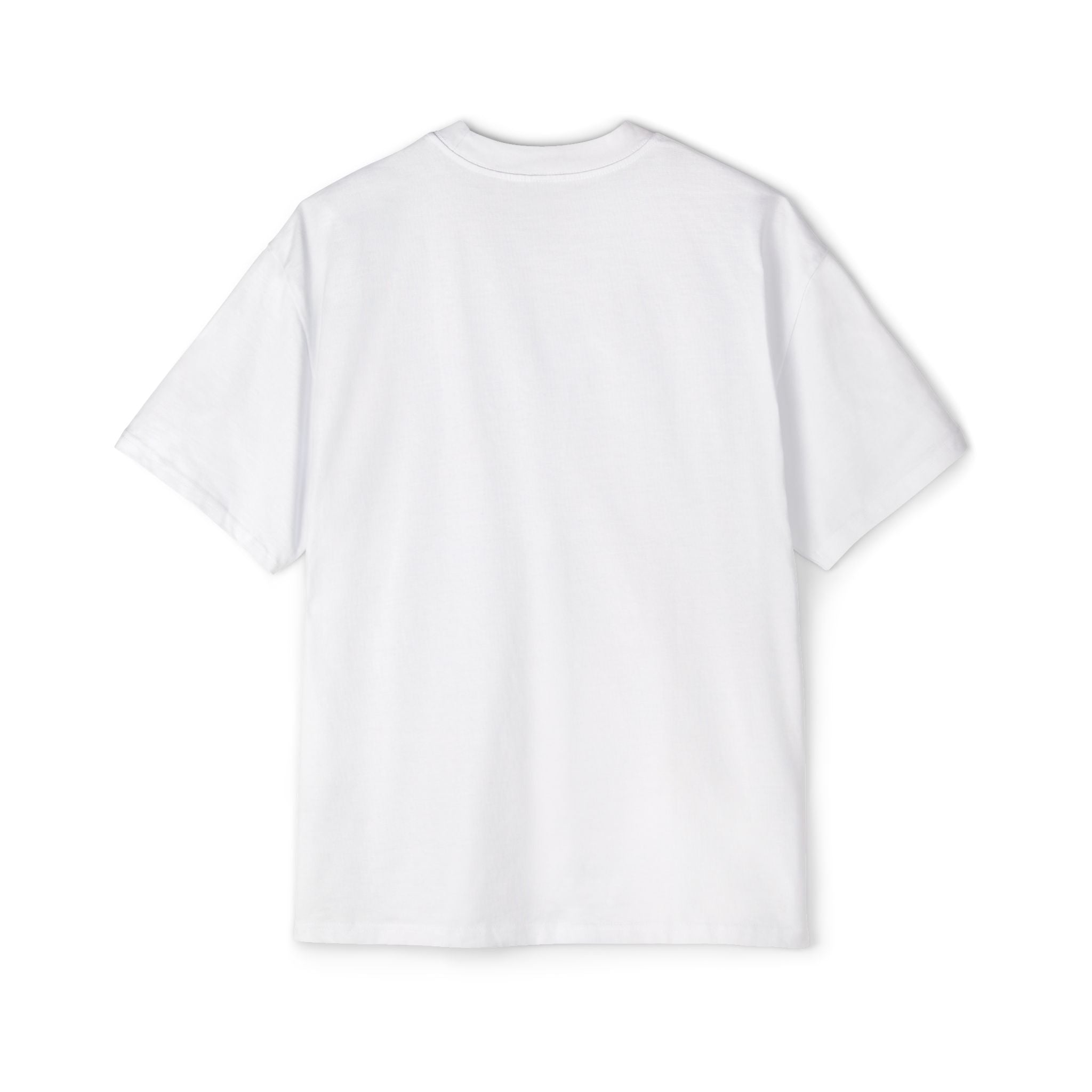 Paw Print Paradise Men's Heavy Oversized Tee – Premium Boxy Fit T-Shirt