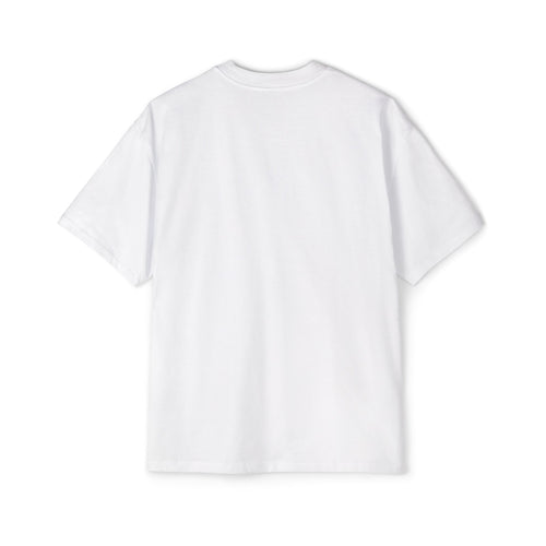 Paw Print Paradise Men's Heavy Oversized Tee – Premium Boxy Fit T-Shirt