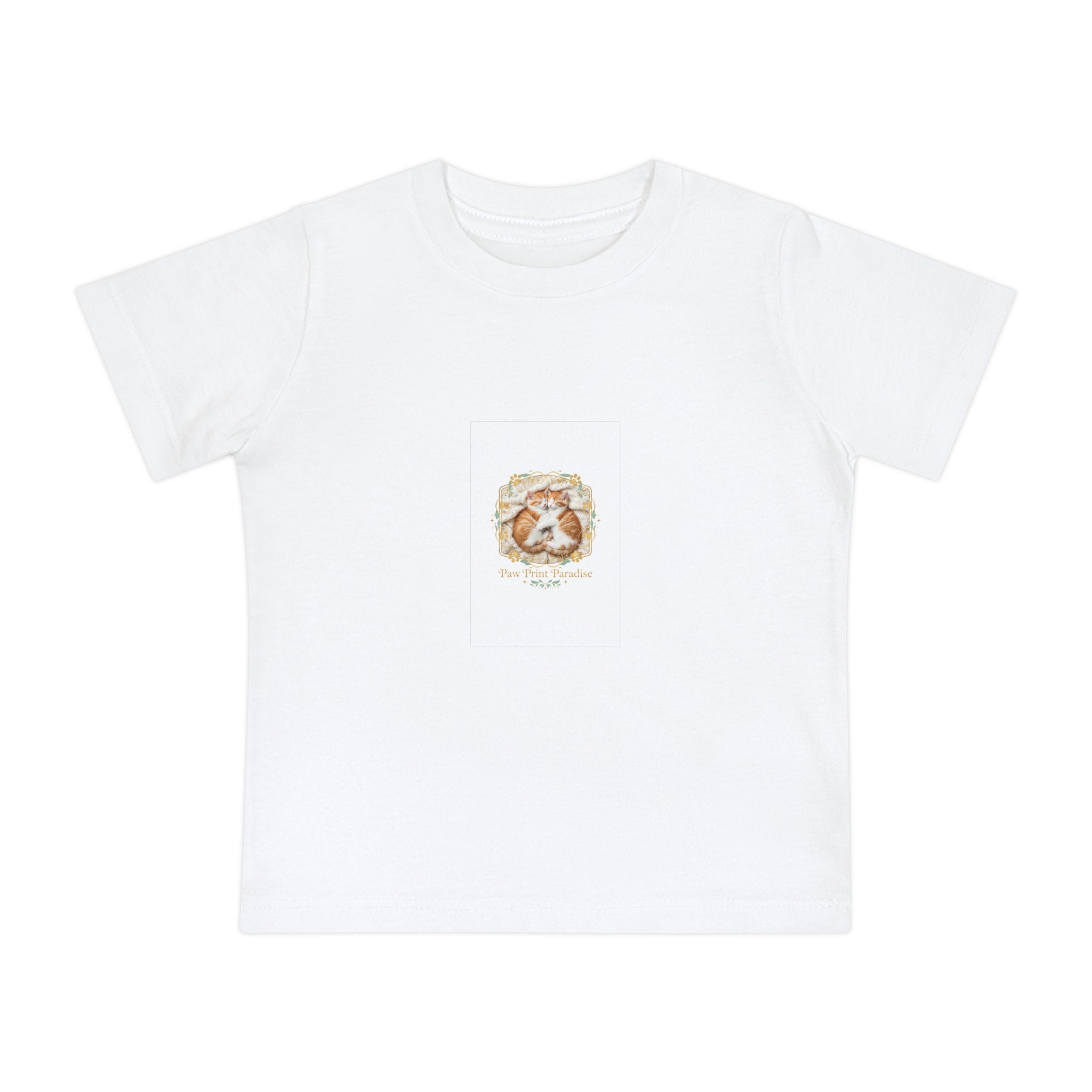 Paw Print Paradise Baby Short Sleeve T-Shirt – Soft & Adorable Baby Tee