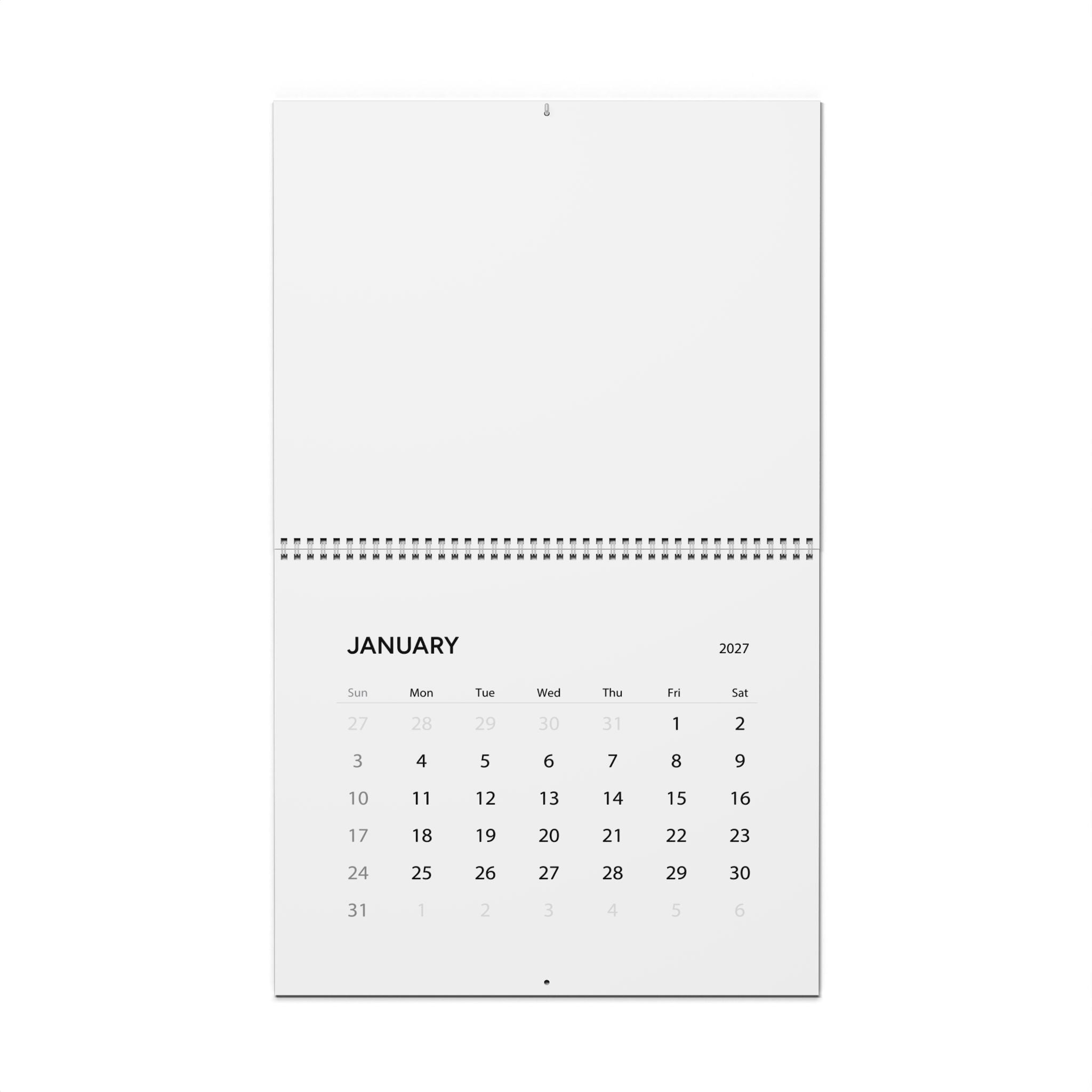 Paw Print Paradise™ Wall Calendar 2027 — Maltese Edition
