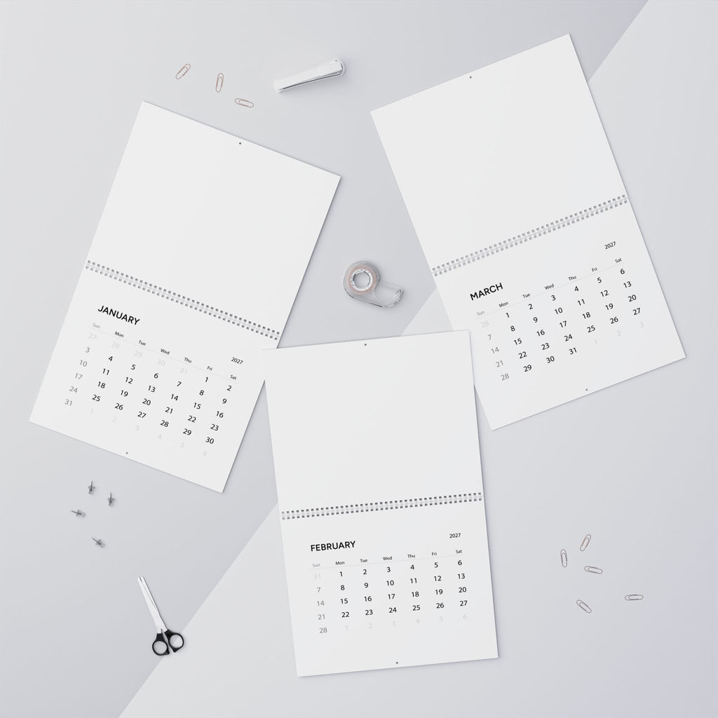 Paw Print Paradise™ Wall Calendar 2027 — Maltese Edition