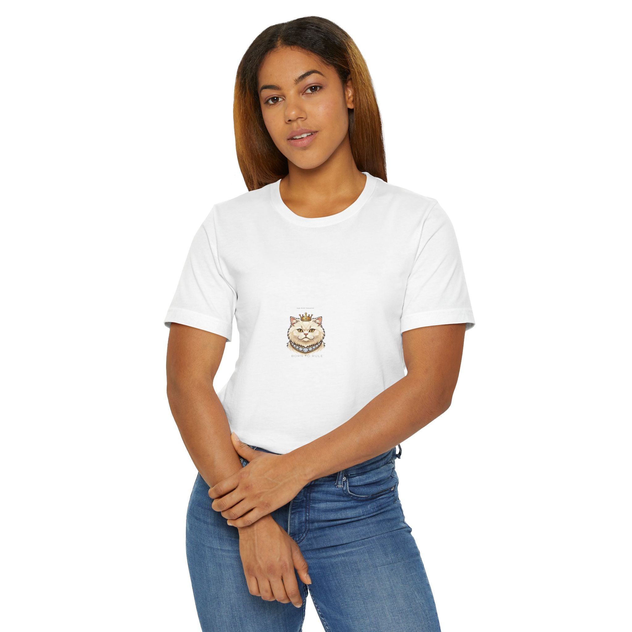 Paw Print Paradise™ Unisex Jersey T-Shirt – Classic Comfort Everyday Tee