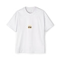 Paw Print Paradise Men's Heavy Oversized Tee – Premium Boxy Fit T-Shirt